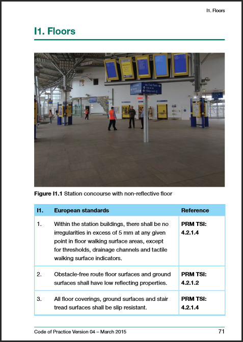 Design Accessible Train Station Inside